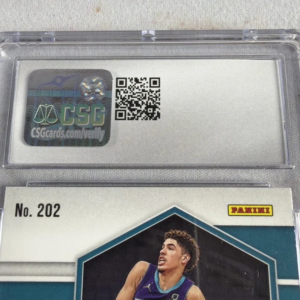 2020-21 Panini Mosaic LaMelo Ball #202 RC Rookie Card CSG 9 Mint